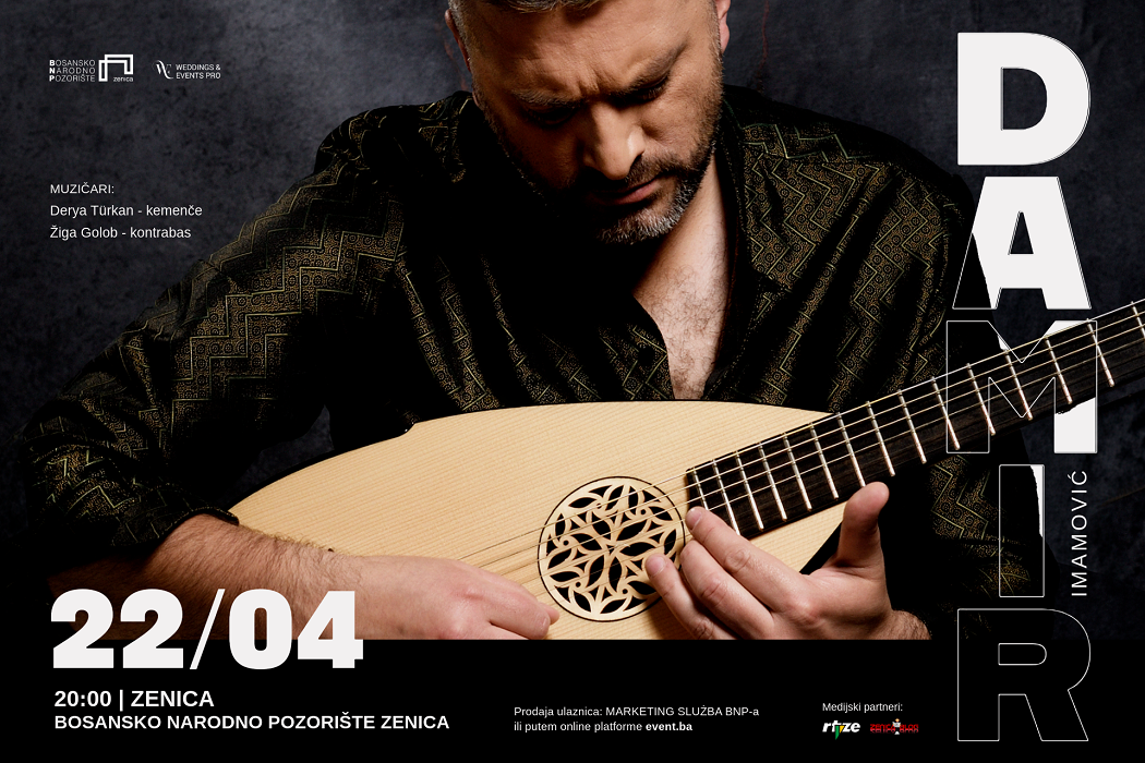 BNP u aprilu domaćin koncerta Damira Imamovića