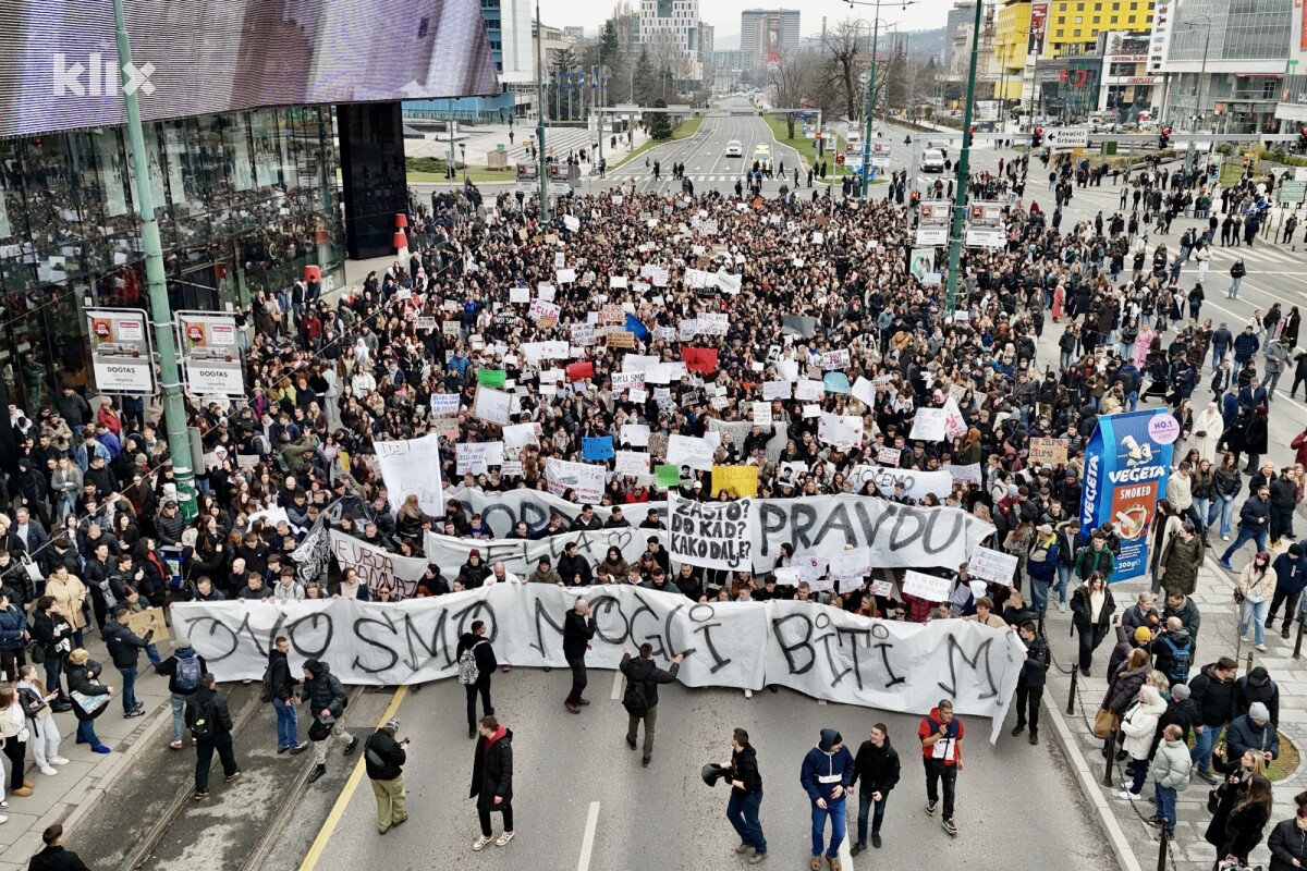 Sarajevo je ovih dana bolno, ali je budno: Trenutak kad su mladi konačno pokazali da nisu ravnodušni