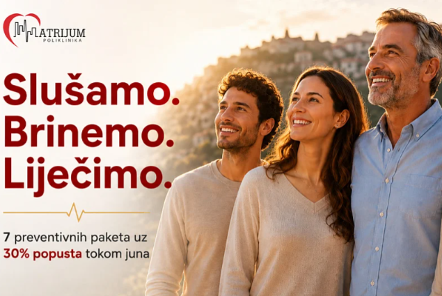 Poliklinika Atrijum: Tokom juna 30% na sistematske preglede i paket za žensko zdravlje